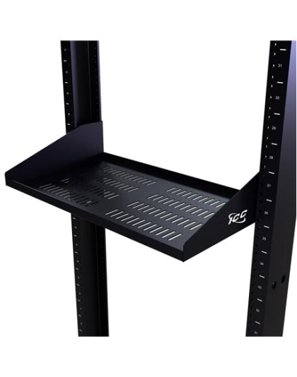 RACK SHELF 10in DEEP SINGLE VENTED 2RMS