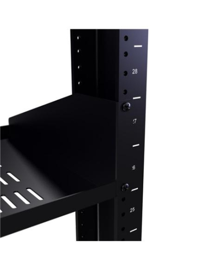 RACK SHELF 10in DEEP SINGLE VENTED 2RMS