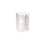 JUNCTION BOX, 1-GANG, WHITE
