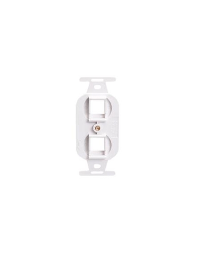 INSERT, ELECTRICAL, 2-PORT, WHITE