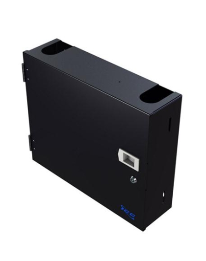 WALL ENCLOSURE,FIBER,4-PANEL,SINGLE DOOR