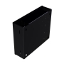 WALL ENCLOSURE,FIBER,4-PANEL,SINGLE DOOR