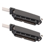 25-PAIR CABLE ASSEMBLY, F-F, 90deg, 15'
