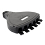 MOBILE, MODULAR, OUTLET BOX 6 PORT,BK