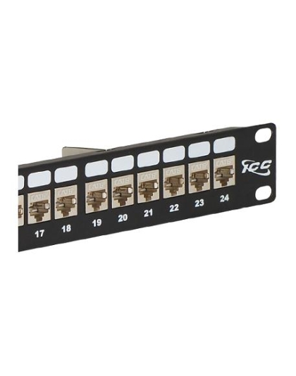 PATCH PANEL,CAT 6A,SHIELDED 24-P,1RMS