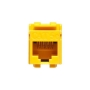 MODULE, CAT 5e, HD, YELLOW