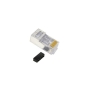 PLUG,CAT 6,SOLID/STRANDED,SHIELDED,100PK