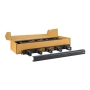 PANEL, CABLE MGMT INTERBAY, 1 RMS, 6PK