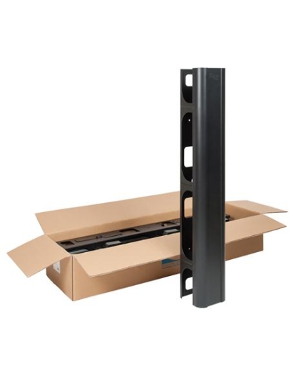 VERT CHANNEL W/ PLASTIC COVER,40in, 4 PK
