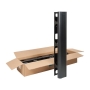 VERT CHANNEL W/ PLASTIC COVER,40in, 4 PK