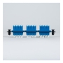 ADAPTER PANEL, 6 QUAD LC, 24F, BLUE, SM