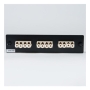 ADAPTER PANEL, 3 QUAD LC, 12F, BEIGE, MM