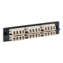 ADAPTER PANEL, 6 QUAD LC, 24F, BEIGE, MM