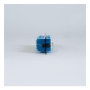 ADAPTER PANEL, 6 QUAD LC, 24F, BLUE, SM