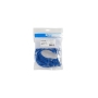 PATCH CORD, CAT 6, CLEAR BOOT,7',25PK,BL