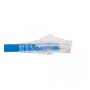 PATCH CORD, CAT5e, CLEAR BOOT, 7' BLUE