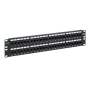 PATCH PANEL,CAT6A, FEED-THRU 48-P,2RMS