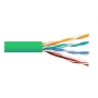 C6 500 UTP SLD CBL 23G 4P CMP, 1K GREEN