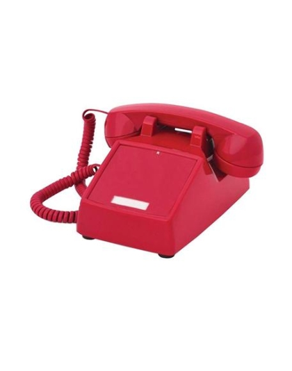 250047-VBA-NDL Red desk no dial