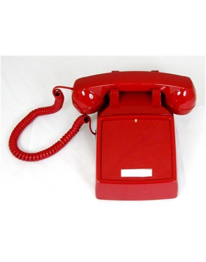 250047-VBA-NDL Red desk no dial