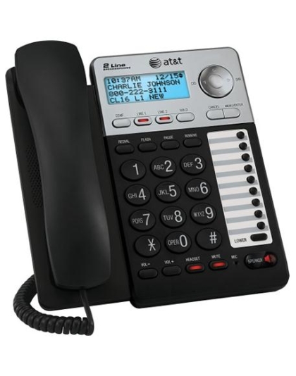 2-Line Speakerphone with Caller ID/CW