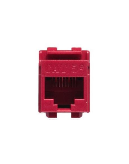 MODULE, CAT 5e, HD, 25 PK, RED