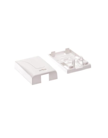 SURFACE MOUNT BOX, ELITE, 1-PORT, WHITE