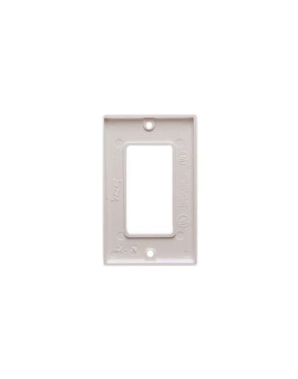 Decorex Faceplate 1 Gang - White