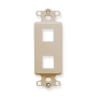 INSERT, DECOREX, 2-PORT, IVORY