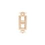 INSERT, DECOREX, 2-PORT, IVORY