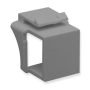 MODULE, BLANK, 10 PK, GRAY