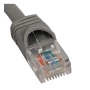 PATCH CORD, CAT 5e, MOLDED BOOT, 3' GY