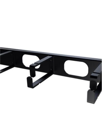 PANEL CABLE MGMT METAL RING AND COVER 1U