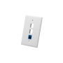 FACEPLATE, OVERSIZED, 3-PORT, WHITE