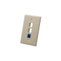 FACEPLATE, OVERSIZED, 3-PORT, IVORY