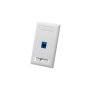 FACEPLATE, ID, 1-GANG, 1-PORT, WHITE