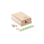 SURFACE MOUNT BOX, ELITE, 1-PORT, IVORY