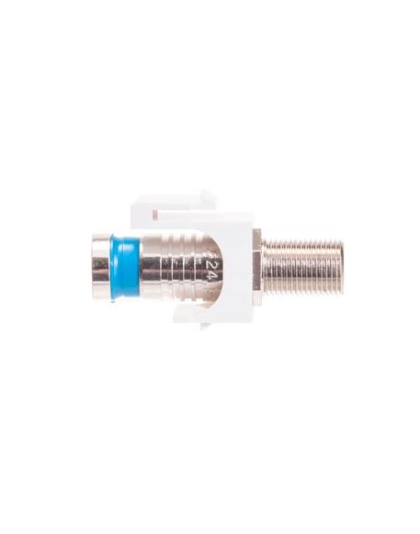 MODULE, CRIMP, F-TYPE, RG6Q, WHITE