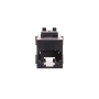 MODULE, COUPLER, RJ-11, PIN 1-1, BLACK