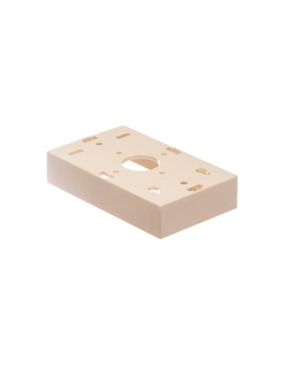 MOUNTING BOX, LOW-PROFILE, 1-GANG, IVORY