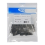 MODULE, COUPLER, CAT 5e 25 PK, BLACK