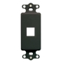 INSERT, DECOREX, 1-PORT, BK