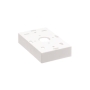 MOUNTING BOX, LOW-PROFILE, 1-GANG, IVORY