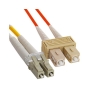 JUMPER, LC-SC, DUPLEX, MM,62.5/125µm, 2M