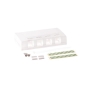 SURFACE MOUNT BOX, ELITE, 4-PORT, WHITE