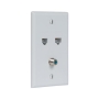 FACEPLATE, IDC, VOICE DATA, F-TYPE, IV