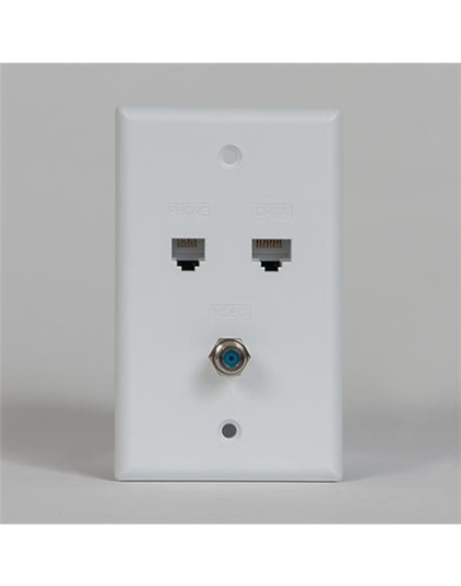 FACEPLATE, IDC, VOICE DATA, F-TYPE, IV