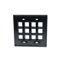 IC107F12BK 12 PORT FACEPLATE BLACK