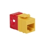 MODULE, CAT 6, HD, 25PK, YELLOW