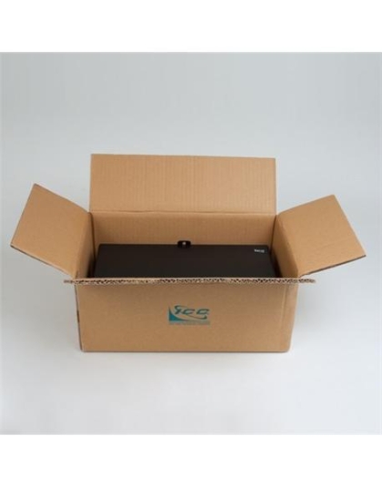 WALL ENCLOSURE,FIBER,2-PANEL,SINGLE DOOR